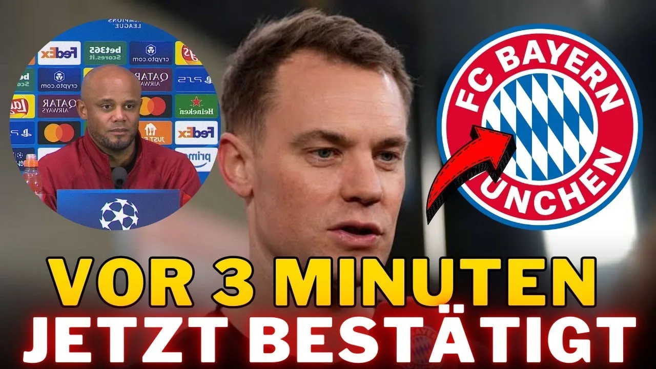 DRINGEND! MANUEL NEUER HAT ALLES BESTÄTIGT! Entlassung Bayern MÜNCHEN