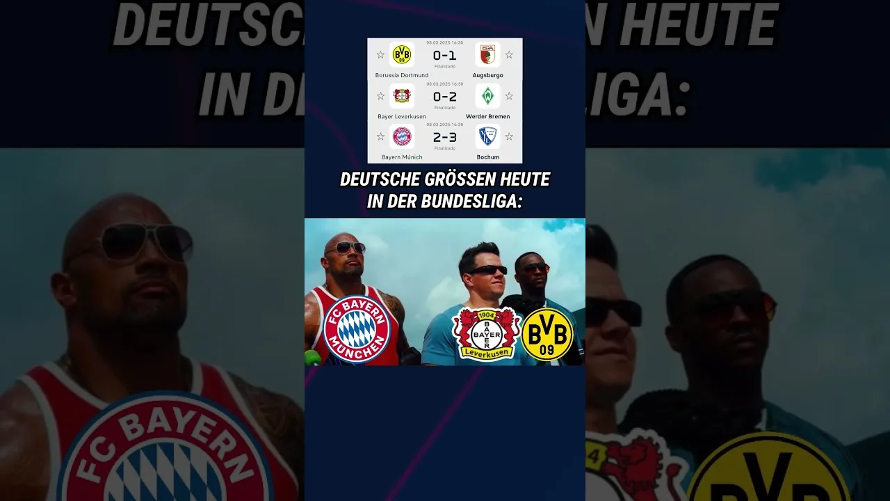 Die Bundesliga hört nie auf, zu überraschen!
