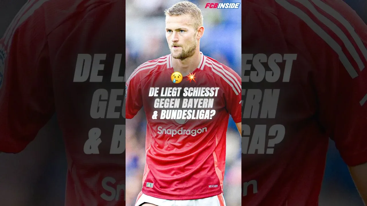 😢 De Ligt Seitenhieb gegen Bayern? #fcbayern #bundesliga #fußball