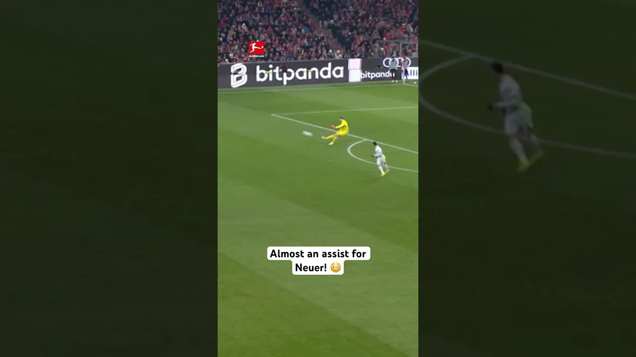 Quelle passe de Manuel Neuer! 🤯