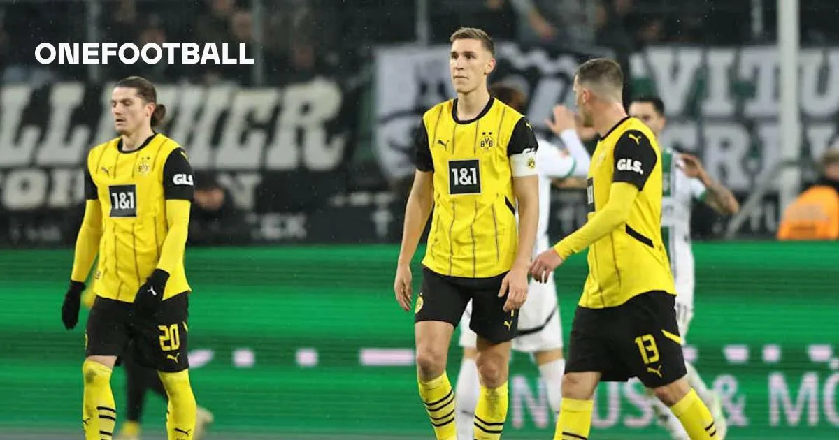Les joueurs du Borussia Dortmund remettent en question la décision de pénalité après le match nul de Gladbach