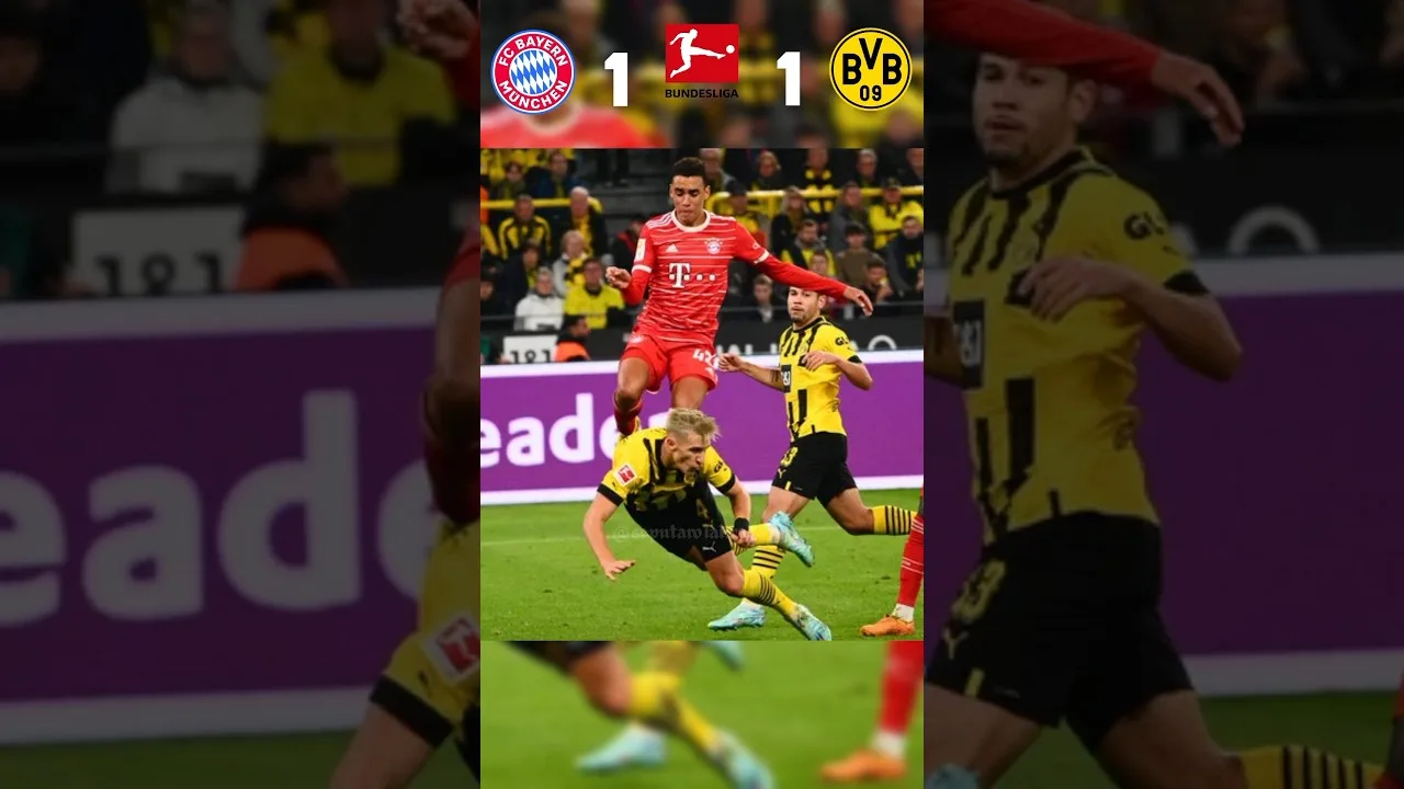 Munchen (1) vs (1) Dortmund | Bundesliga | Souligne les objectifs #Munich #dortmund