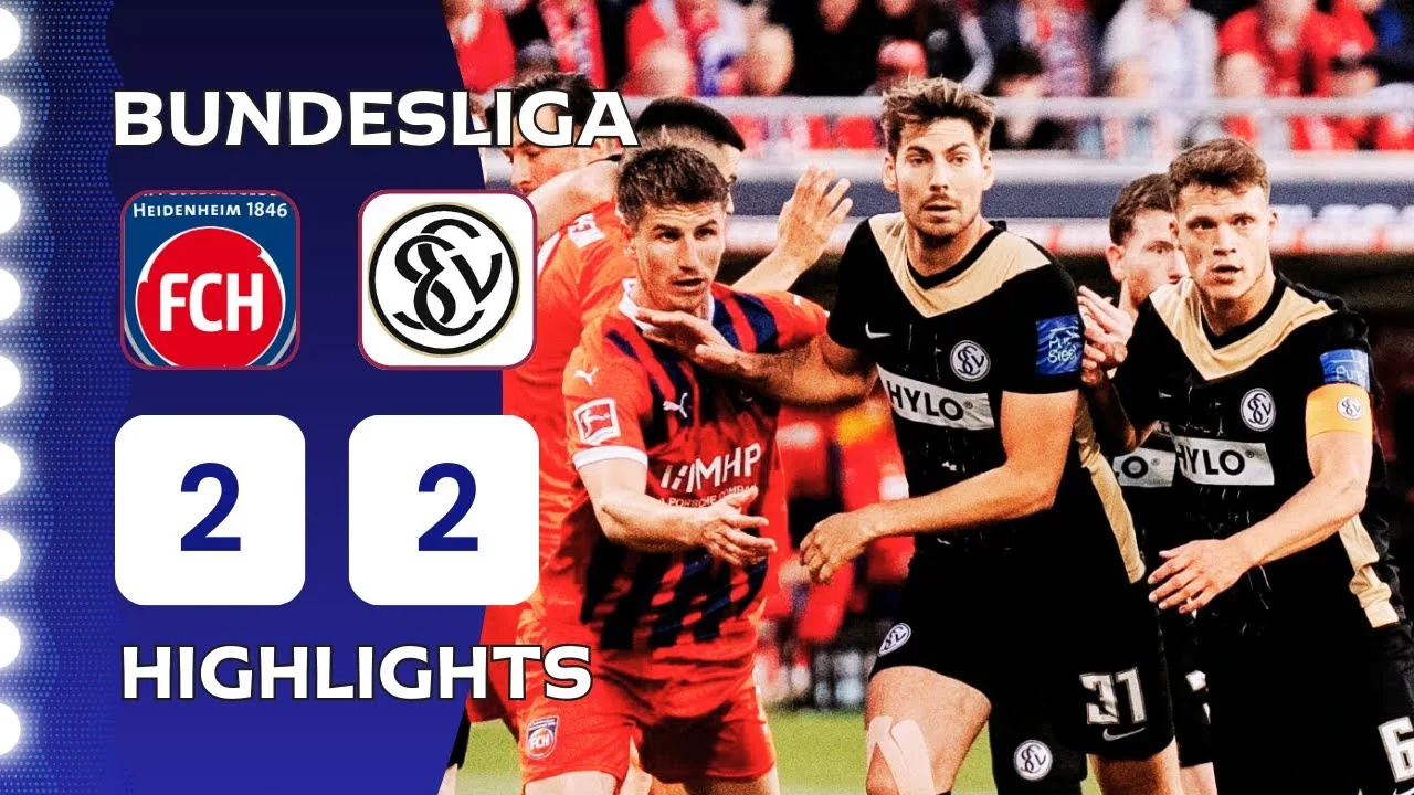 Heidenheim vs Elversberg | 2-2 | Faits saillants | Bundesliga Playoff 2024-25 | Heidenheim Elversberg