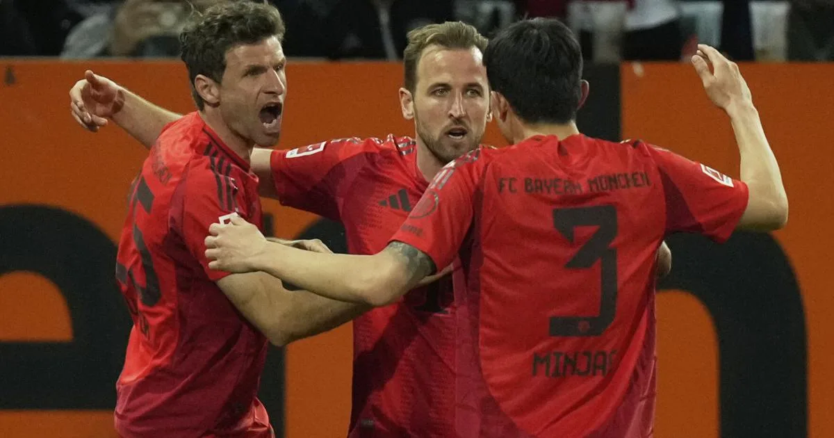Kane marque dans la victoire du Bayern sur Augsbourg alors que March vers le titre de Bundesliga se poursuit