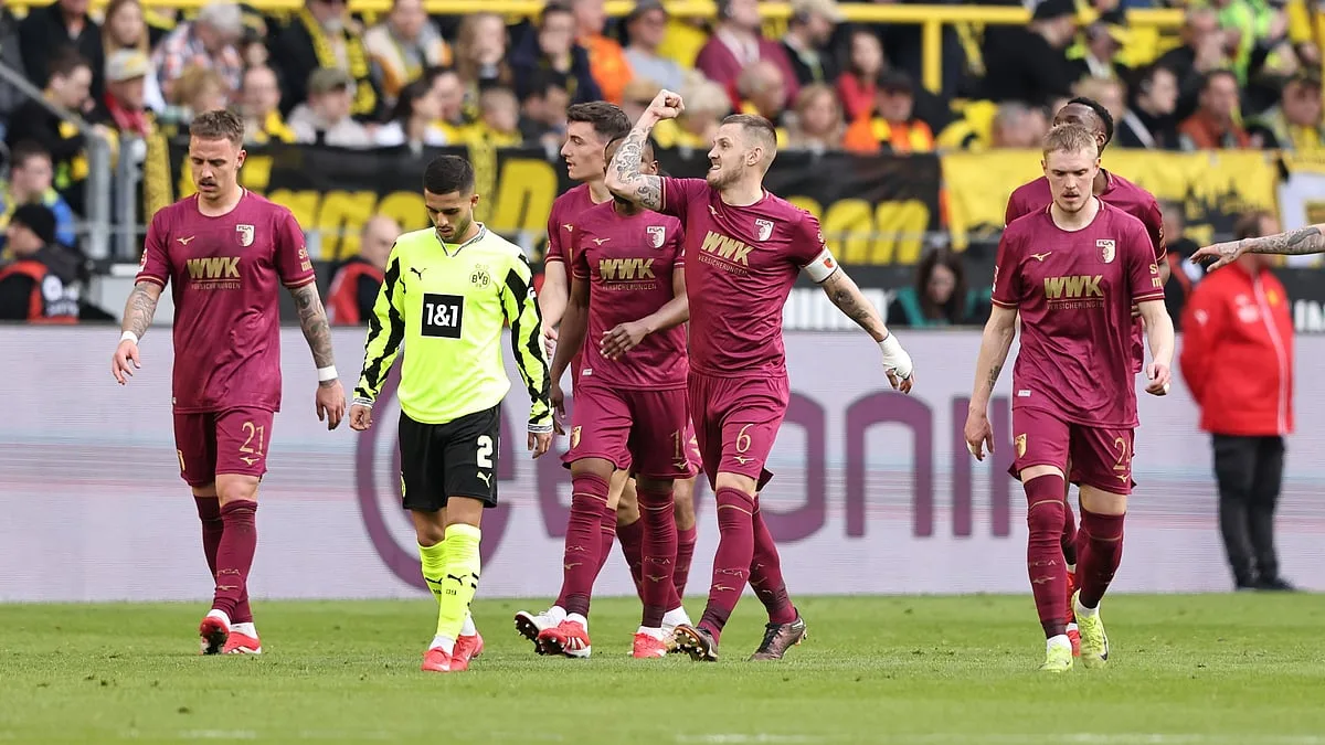 Borussia Dortmund 0-1 Augsbourg: Bvb Glissa dans la moitié inférieure de Bundesliga – Outlook India
