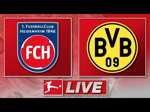 🔴 1. FC Heidenheim – Borussia Dortmund | Bundesliga 20e match de match | Liveradio