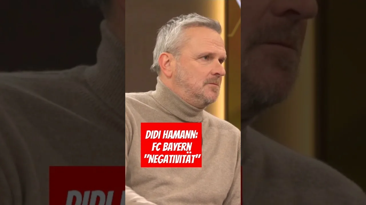 Didi Hamann critique le FC Bayern « Negativité »! #S Shorts #bundesliga #bayernmunich