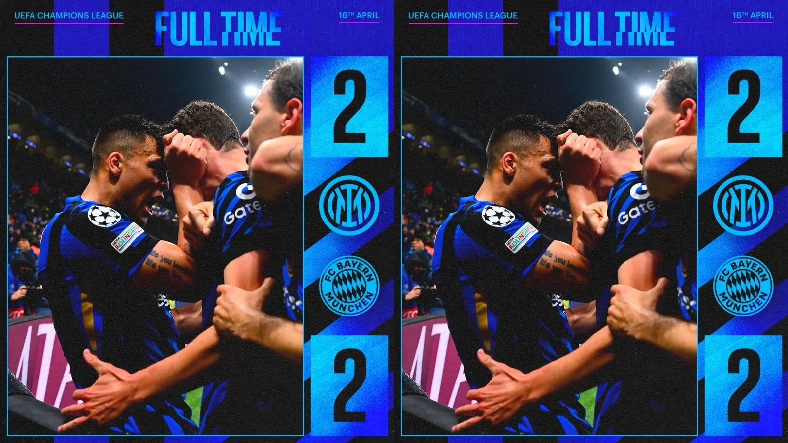 Détenu, Nerazzurri en demi-finale