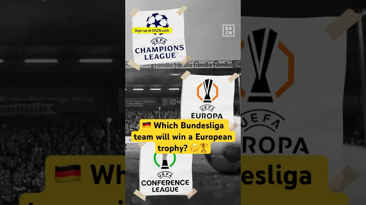 🇩🇪🏆 Quelle équipe de Bundesliga a les meilleures chances de gagner un trophée européen?