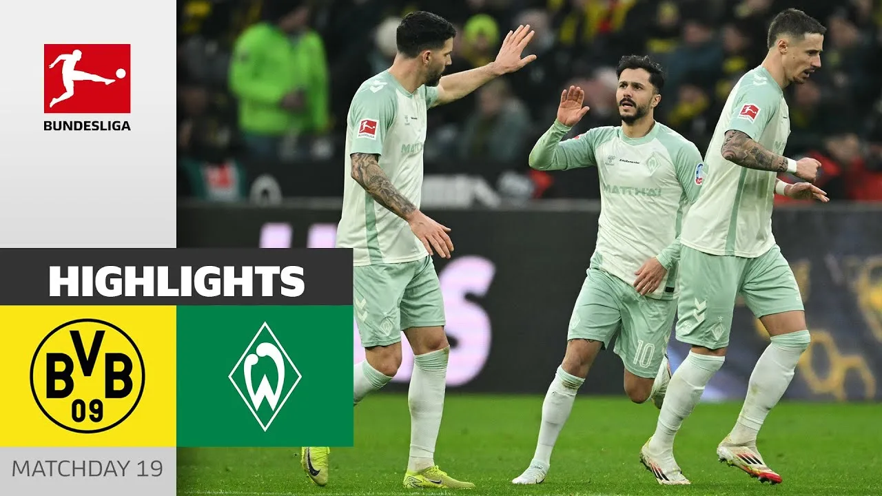 Brême revient à Dortmund! | Borussia Dortmund – Sv Werder Brême 2-2 | Faits saillants | Bundesliga
