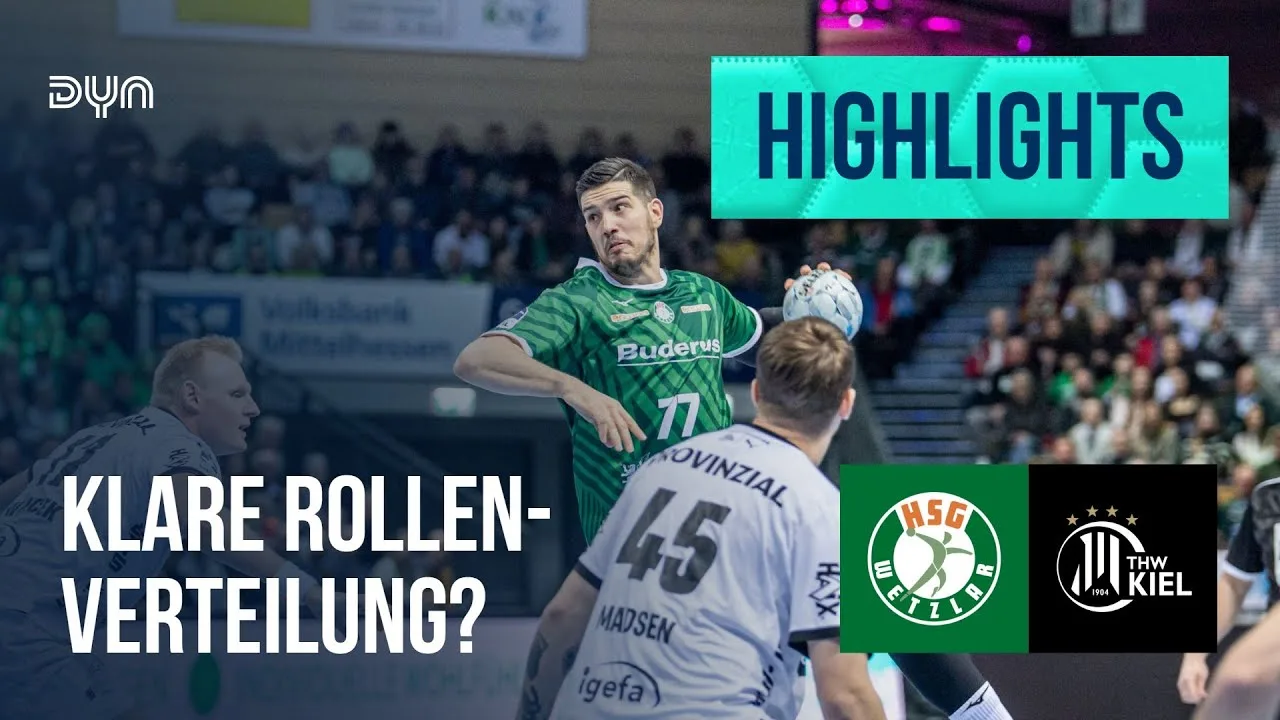 Faits saillants: HSG Wetzlar – Thw Kiel (saison 2024/25) | Daikin handball bundesliga