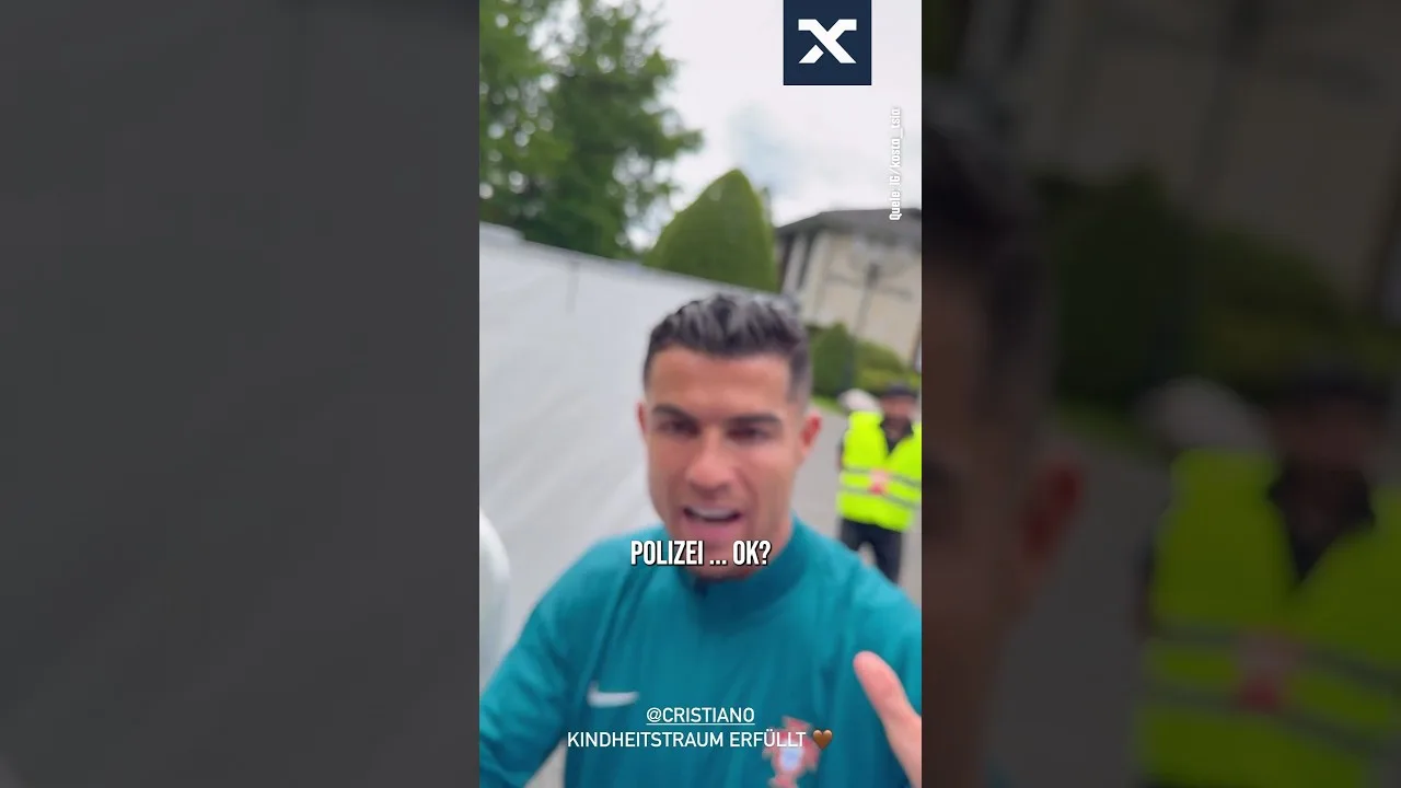 Ronaldo parle allemand ?! 🇩🇪😳 #short