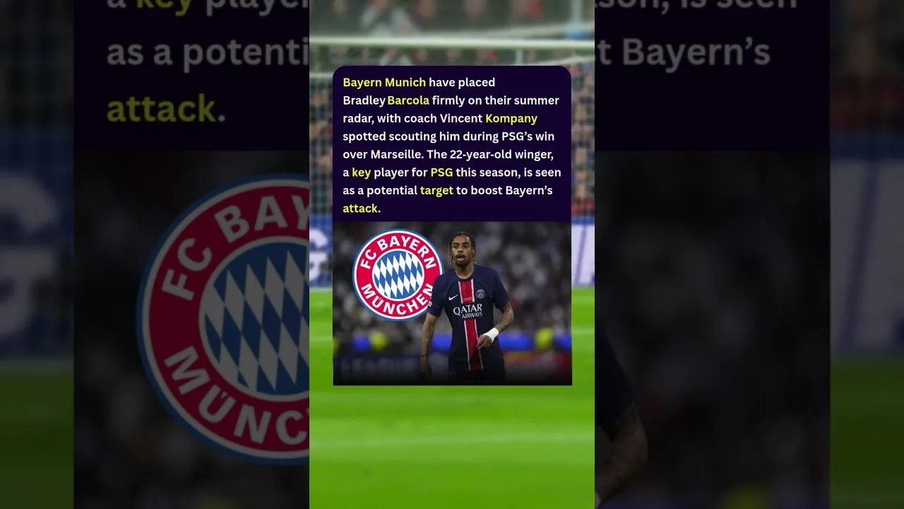 Barcola au Bayern !!