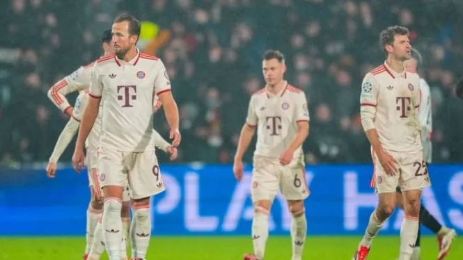Le géant allemand du Bayern Munich s’incline 0-3 au siège de Feyenoord, Gimenez et Ueda deviennent des stars