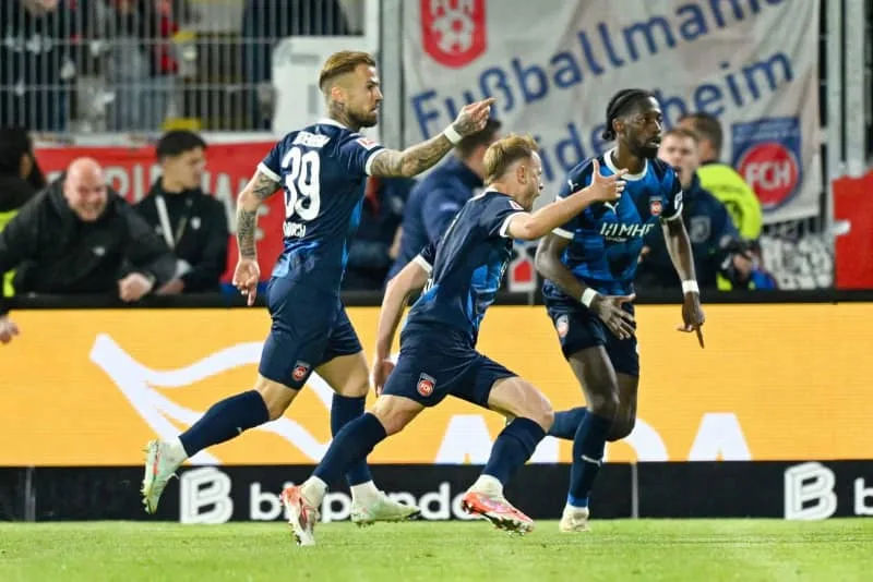 Heidenheim conserve Bundesliga Place après la fin de 2-1 victoire à Elversberg