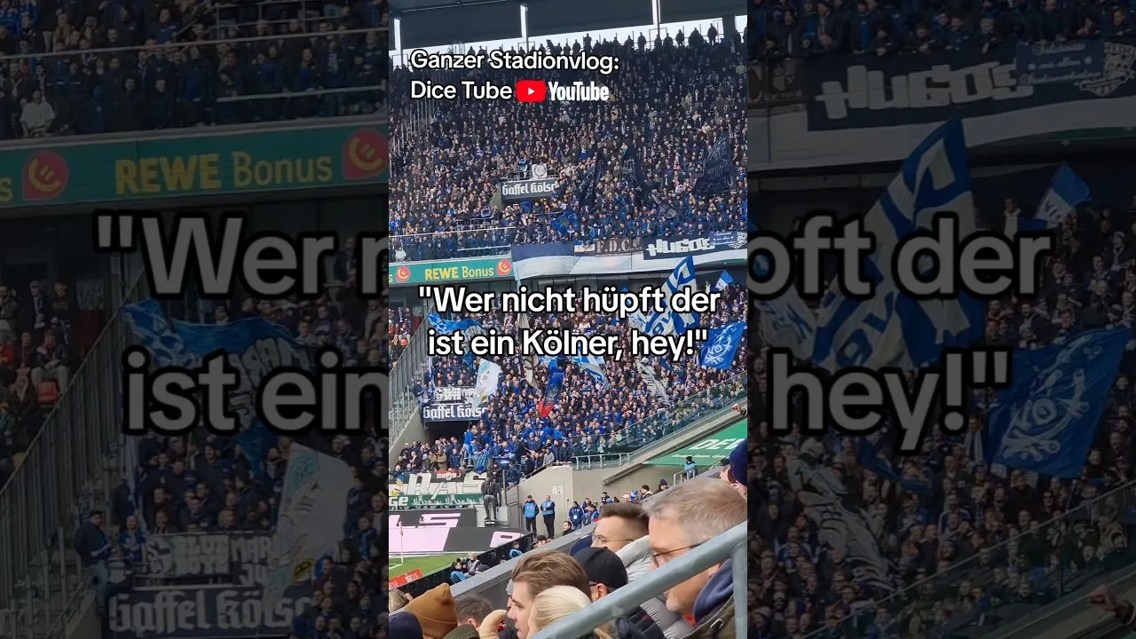 Die Fans von Schalke 04 zu Gast beim 1.FC Köln #bundesliga #ultras #football #2bundesliga #s04 #bvb