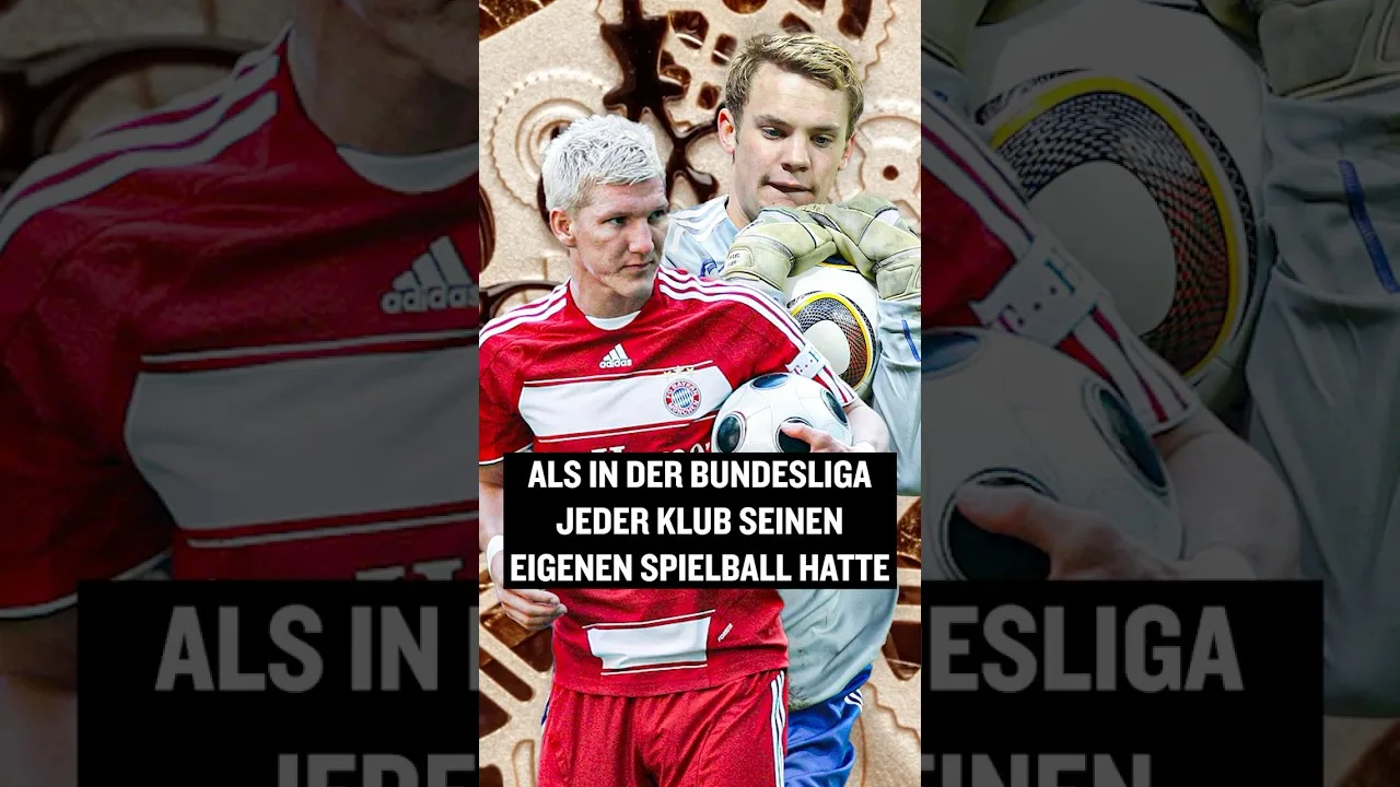 Savez-vous toujours quand chaque club avait sa propre balle de jeu dans la Bundesliga? #shorts
