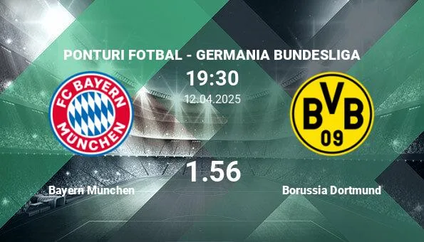 Le Bayern Munich vs Borussia Dortmund, paris paont …