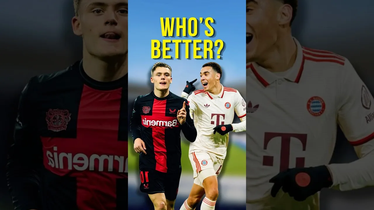Wirtz ou Musiala? Réponse avant de regarder! #football #shorts #bundesliga #Germany