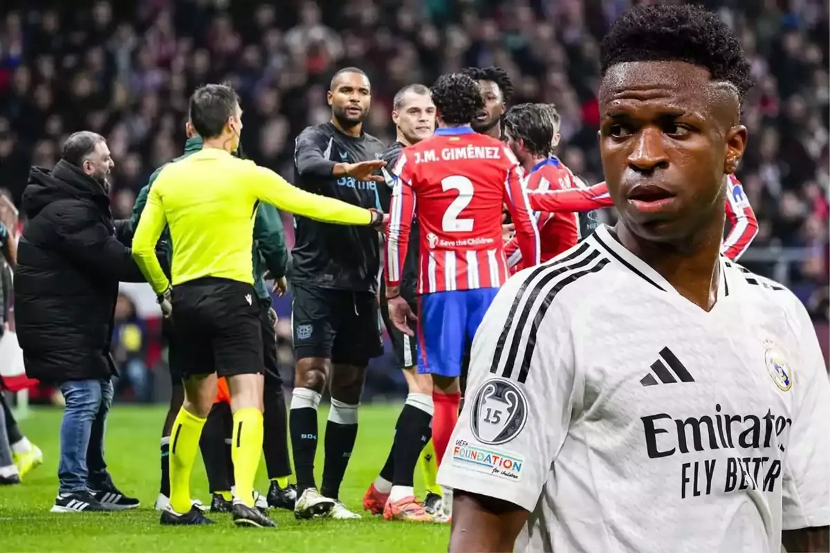 Vinícius, «présent» à l’Atlético – Bayer Leverkusen: les Colchoneros, exposés