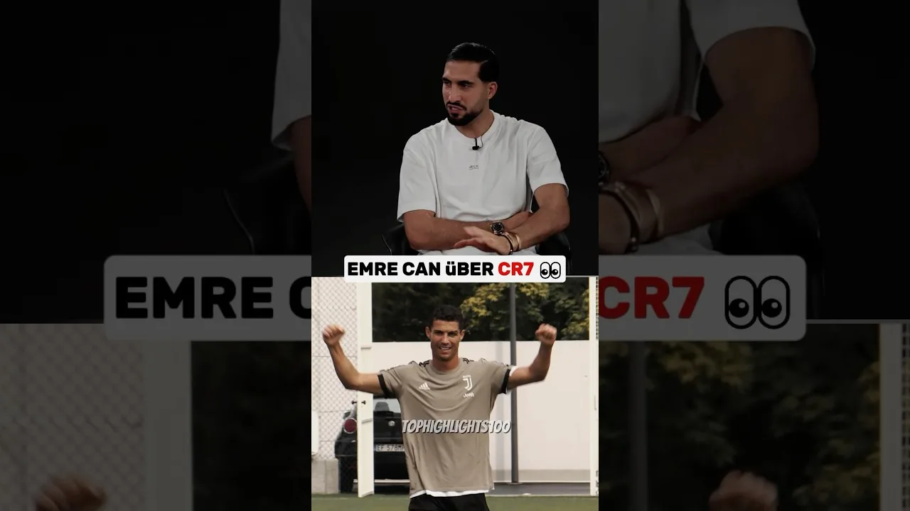 Emre Can über CR7! 😳 #fußball #sport #bundesliga #interview #cristianoronaldo #bvb