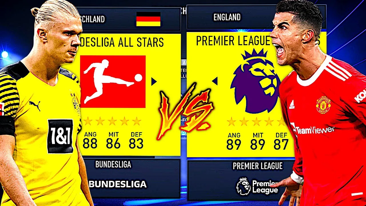 BUNDESLIGA CONTRE PREMIÈRE LIGUE !!! 🆚⚔️ Expérience du mode carrière FIFA 22