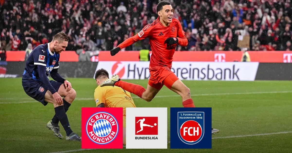 FC Bayern Munich – 1. FC Heidenheim (4:2) : buts et faits marquants