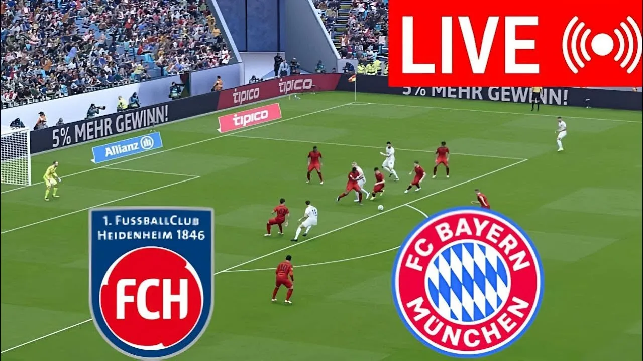 🔴EN DIRECT : Bayern Munich contre FC Heidenheim | Diffusion en direct du match complet 2024-25