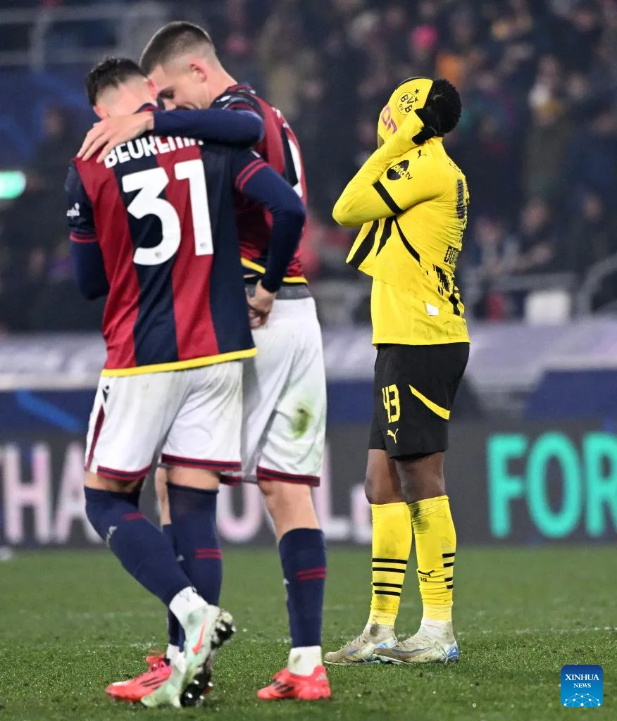 Ligue des champions de l’UEFA : Bologne contre Borussia Dortmund-Xinhua