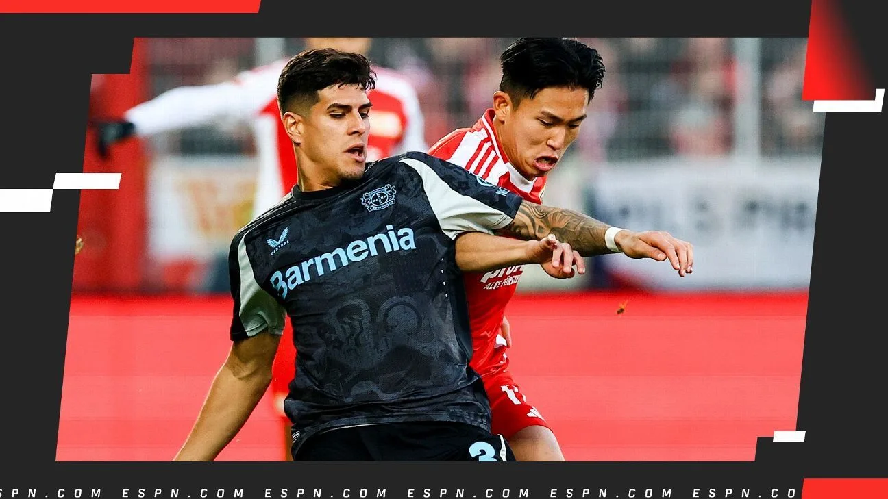 Lorsque Bayer Leverkusen joue contre Union Berlin pour la Bundesliga: équipe, date, heure et télévision en direct