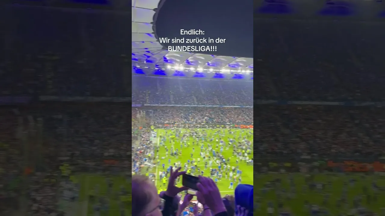 Wir sind zurück in der BUNDESLIGA!! #hsv #fussball #toooor