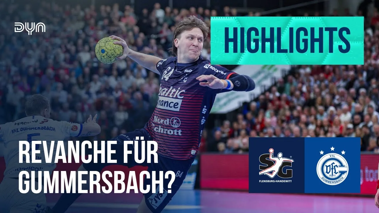 Faits saillants: SG Flensburg -Handewitt – VFL Gummersbach (saison 2024/25) | Daikin handball bundesliga