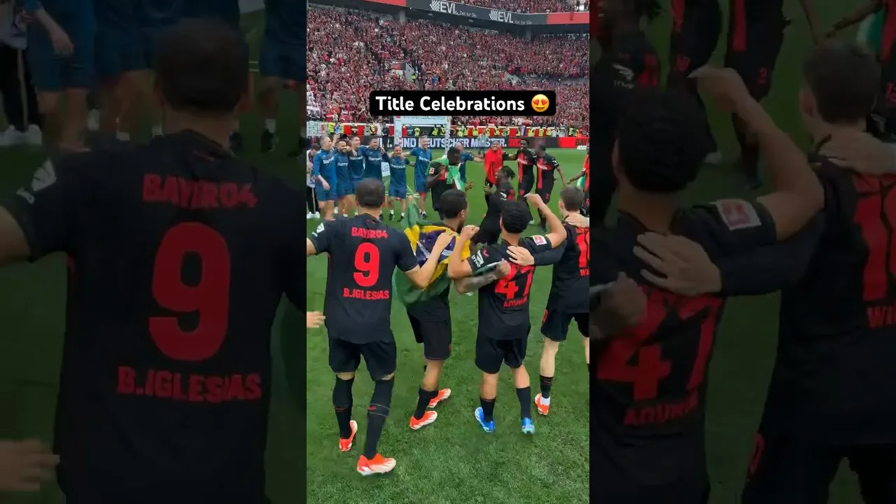 C’est ainsi que vous célébrez une saison de Bundesliga invincible 🏆🔥