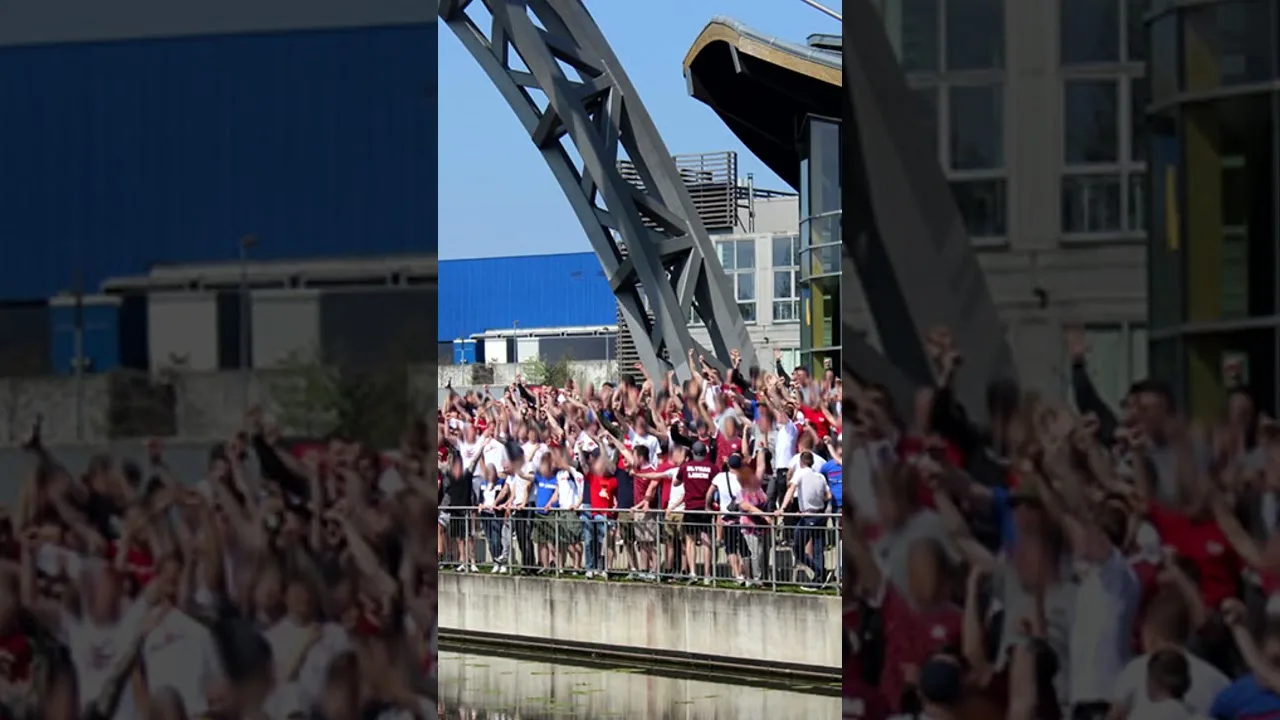 Als Bayern vor der Nordkurve von Schalke auftauchte  #ultras #bundesliga #bayern #fußball #s04