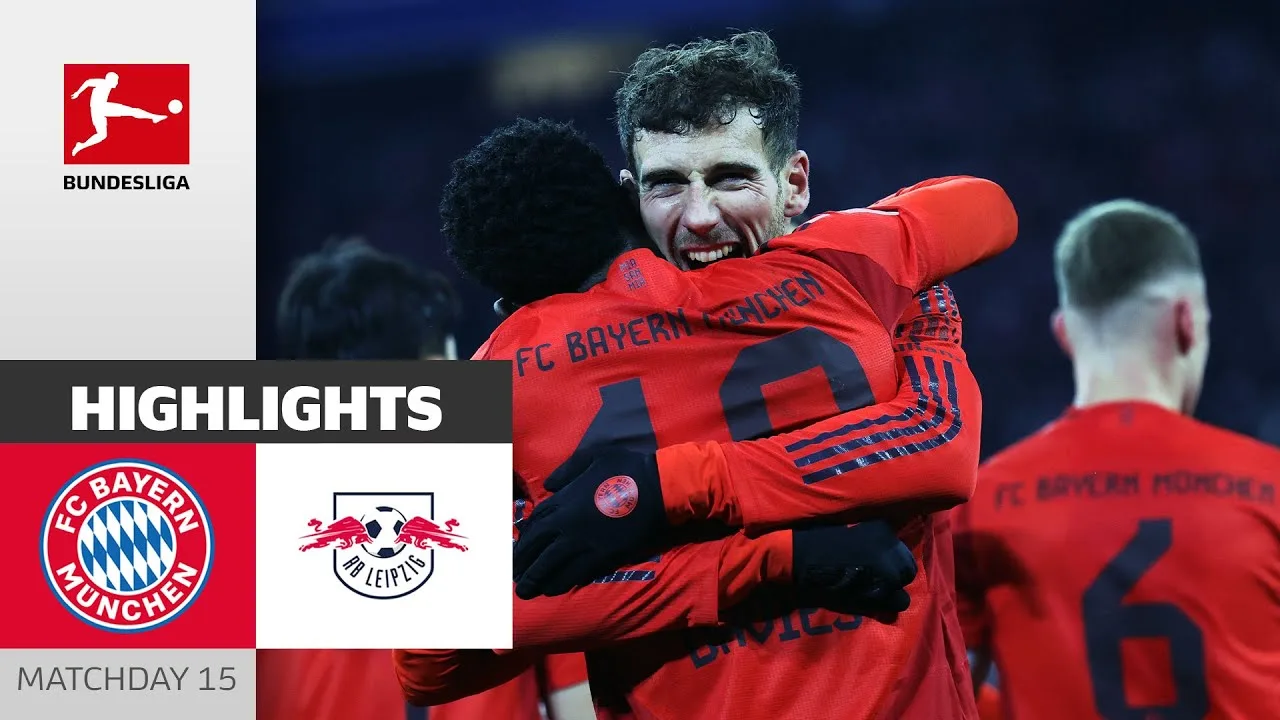 Masterclass de Bavière ! | FC Bayern Munich – RB Leipzig | Faits saillants | 15e journée – Bundesliga 2024/25