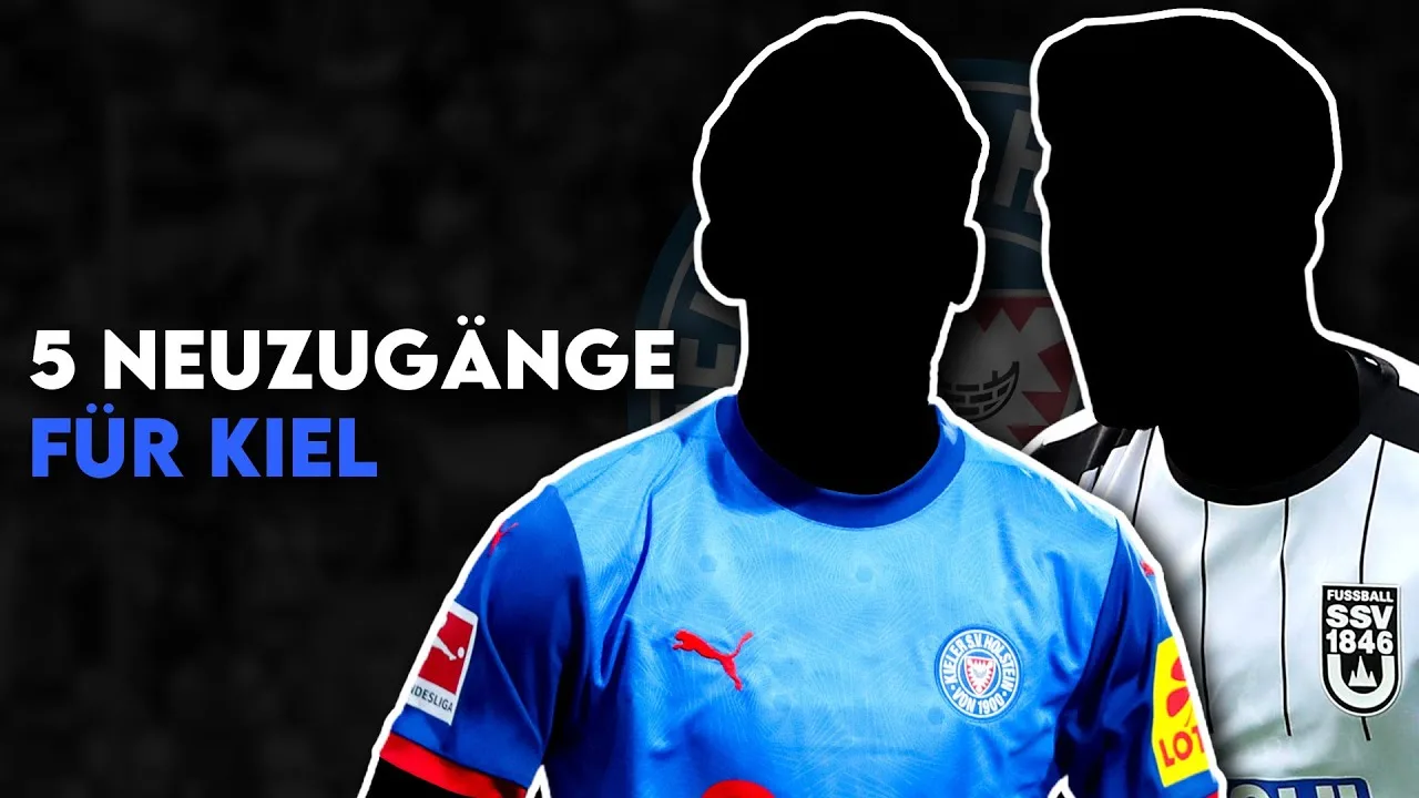 Holstein Kiel: 5 transferts pour le redémarrage dans la 2e Bundesliga!