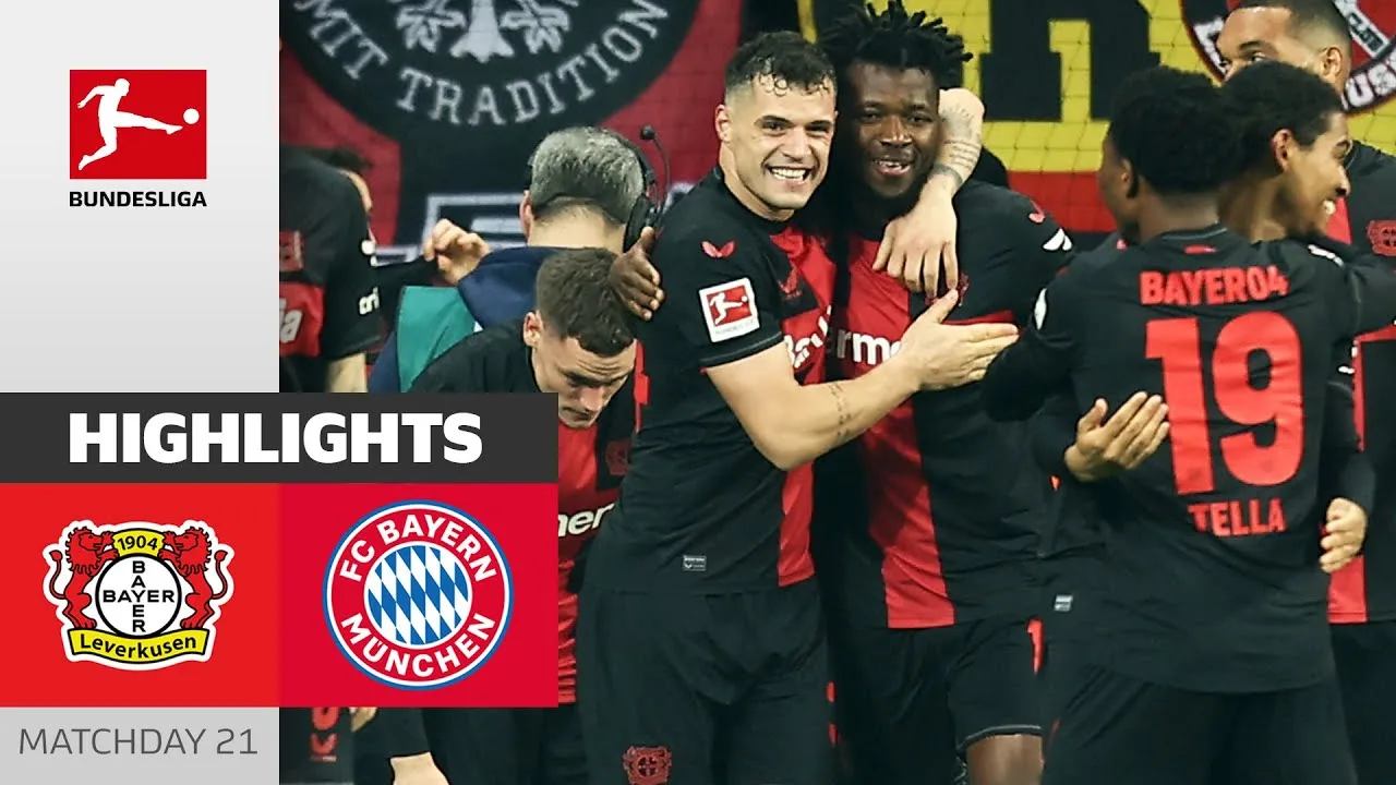 Le Bayer reste invaincu ! | Bayer Leverkusen – FC Bayern Munich | Faits saillants | MD21 – Bundesliga