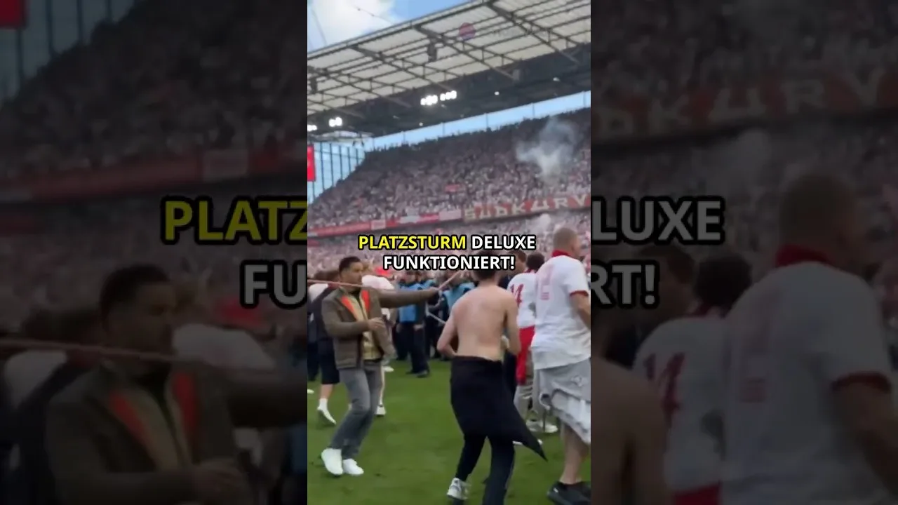 Köln Platzsturm Bundesliga Aufstieg! #fußballfakten #fußball #platzsturm #bundesliga #2bundesliga