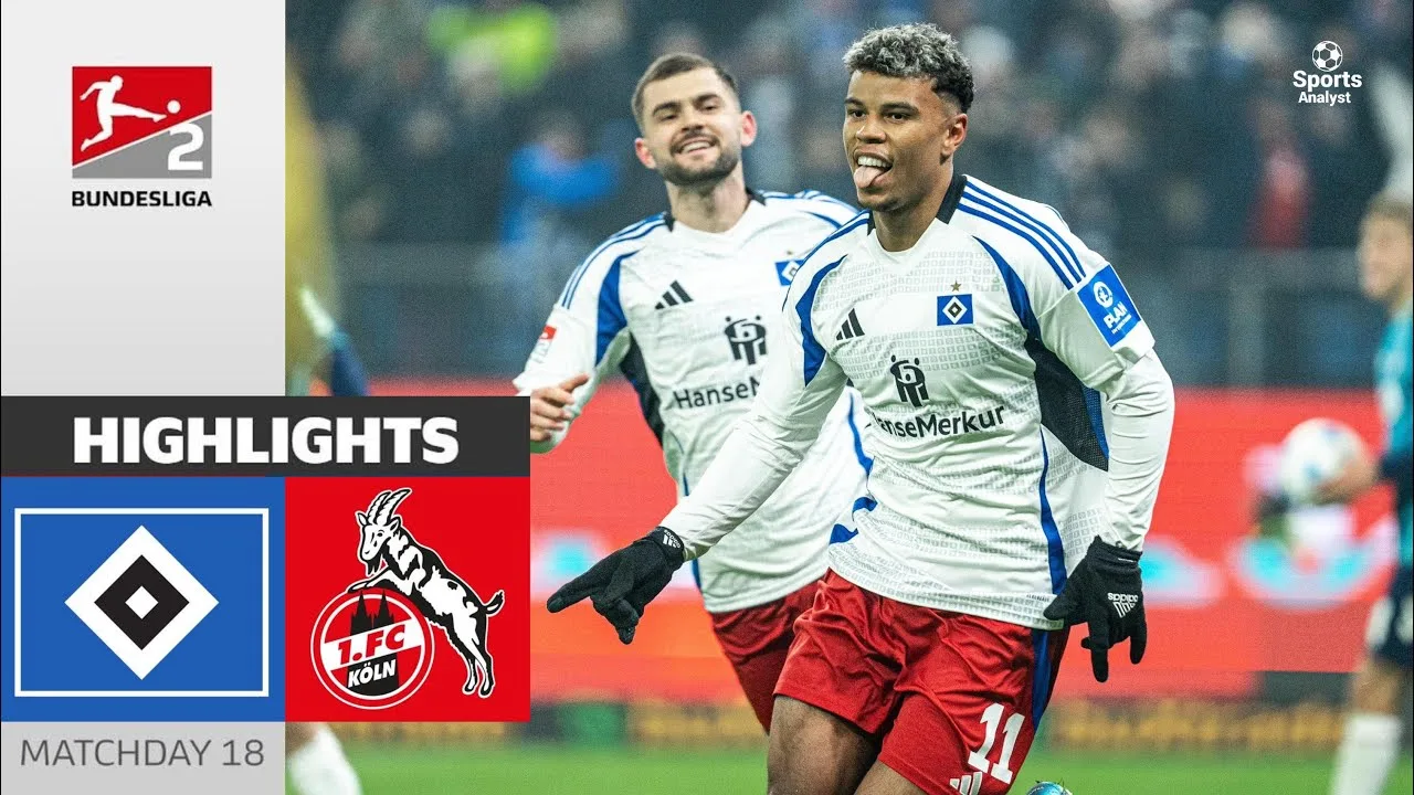 HSV – FC Cologne 1:0 meilleurs moments, 2e Bundesliga 2024-25 | HSV Cologne