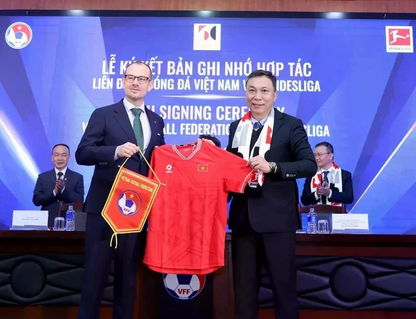 VFF, Bundesliga étend le partenariat jusqu’en 2028 pour élever le football vietnamien