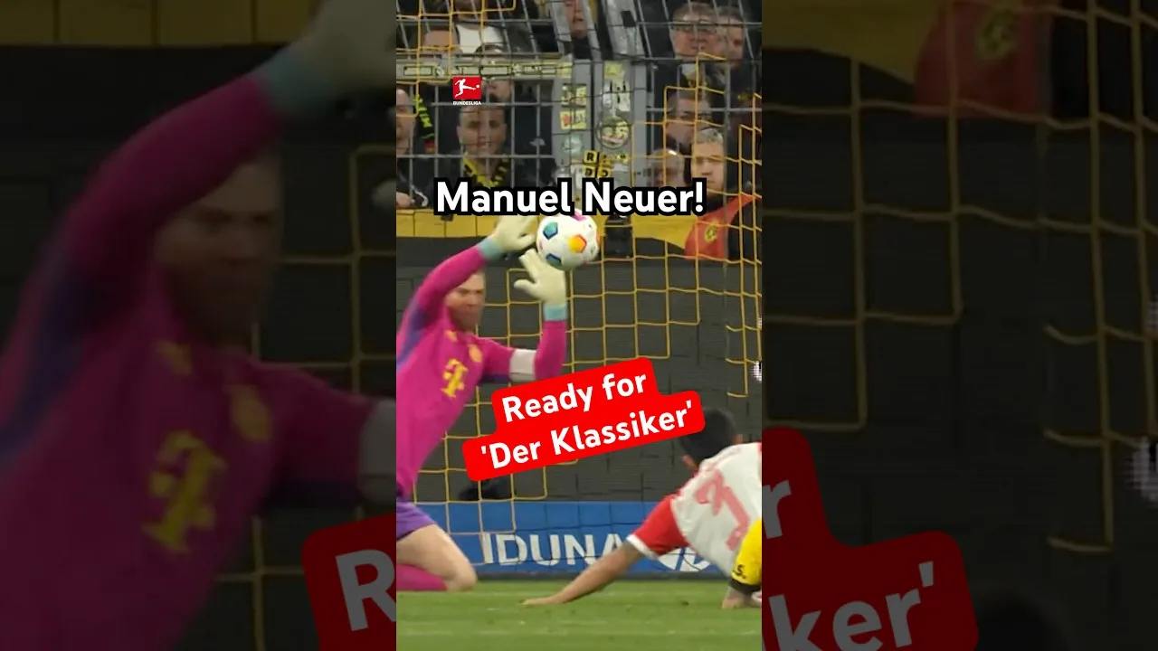 Manuel NEUER est prêt pour ‘The Classic’ !