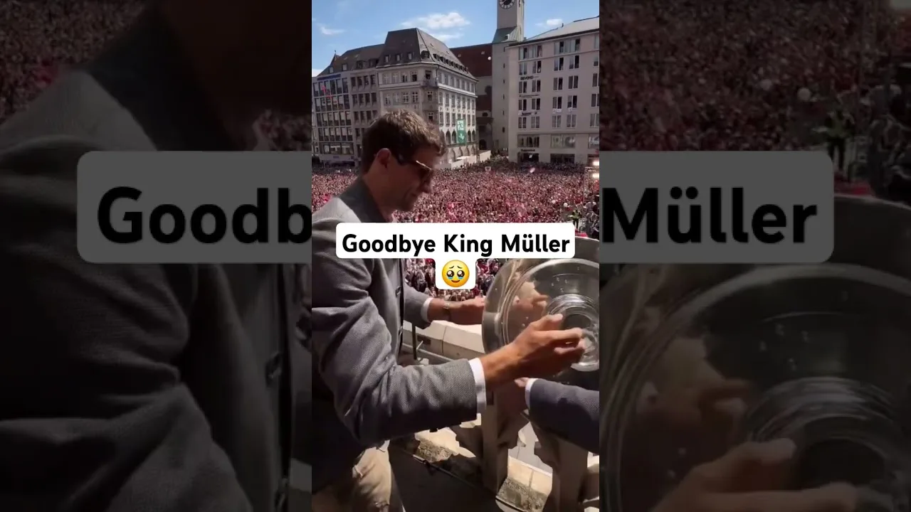 Thomas Müller last bundesliga title!! Goodbye..#viralvideo #bayern #football #bundesliga