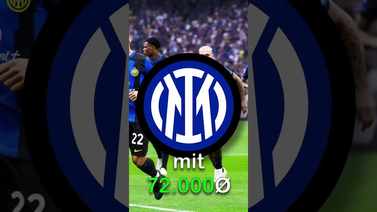 Top 10 Vereine mit dem HÖCHSTEN ZUSCHAUER DURCHSCHNITT! 🤠 #fussball #bayern #championsleague