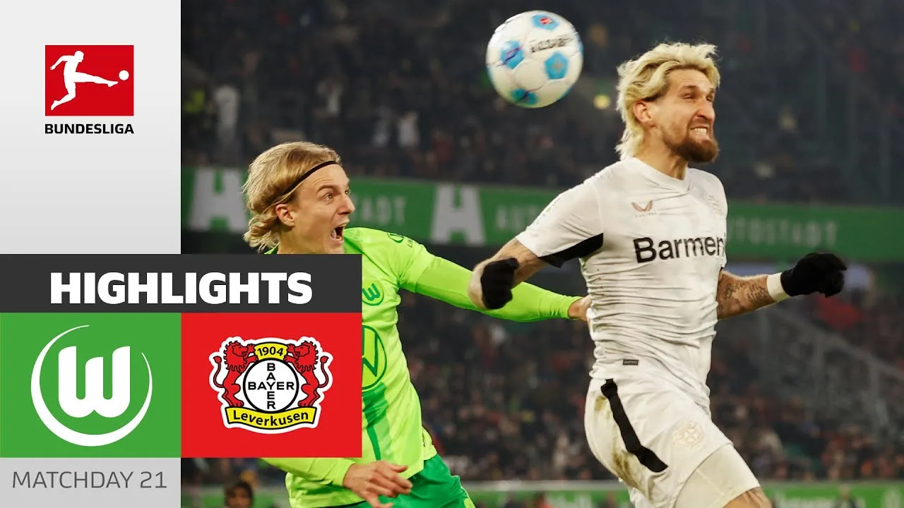Wolfsburg se bat pour un match nul! | VFL Wolfsburg – Bayer 04 Leverkusen | Faits saillants | Bundesliga