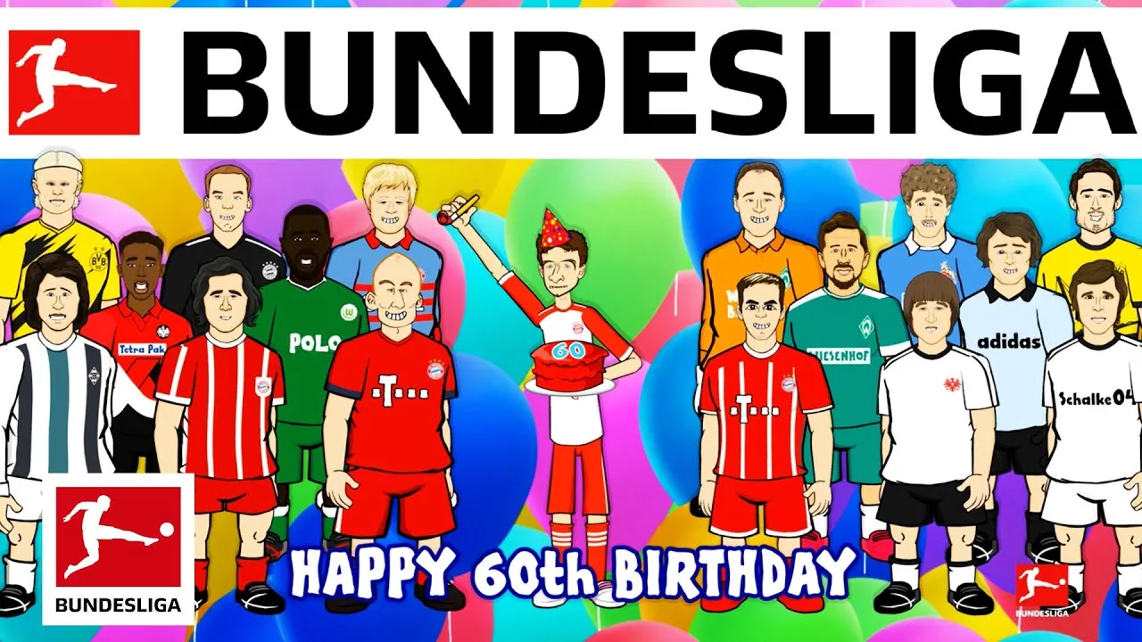 Joyeux 60e anniversaire en Bundesliga ! Alimenté par 442oons