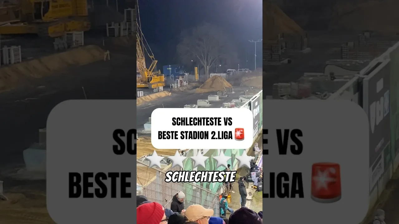 Schlechteste vs Beste Stadion! 2.Bundesliga Edition🚨