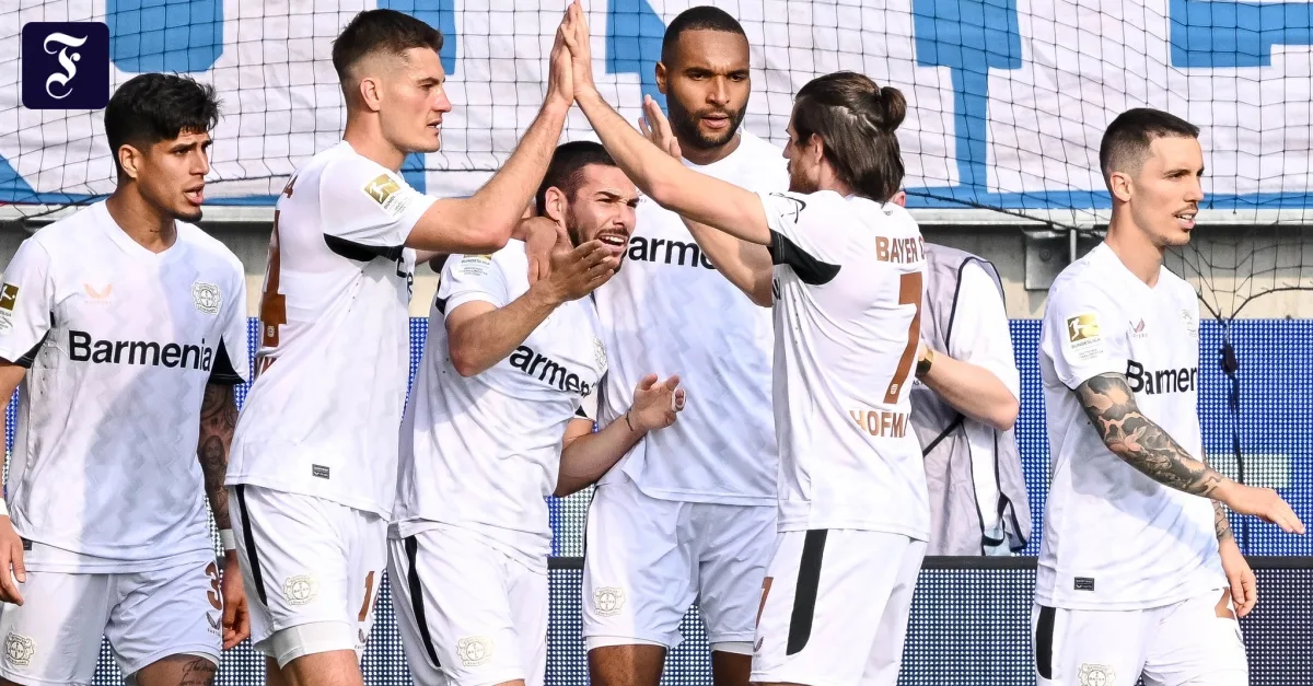 Bayer Leverkusen gagne au 1er FC Heidenheim dans la course en titre Bundesliga