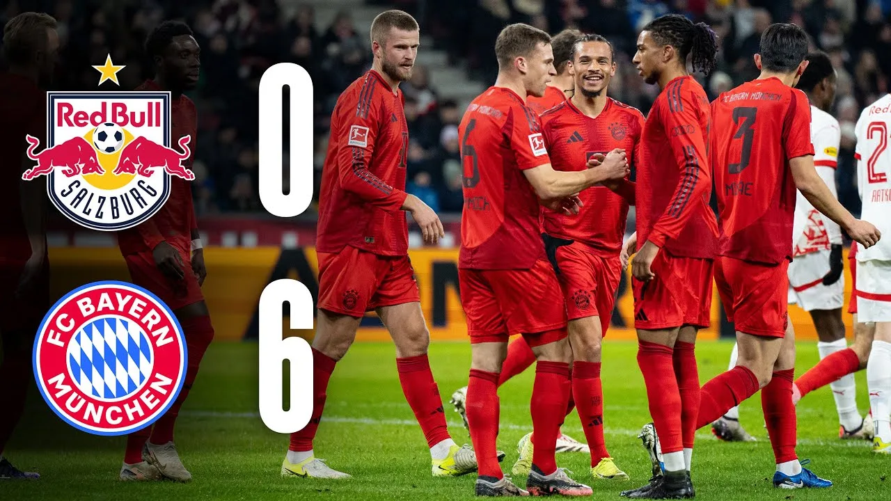Gala de 6 buts en amical contre Salzbourg | FC Salzbourg 0-6 FC Bayern | Faits marquants 2025