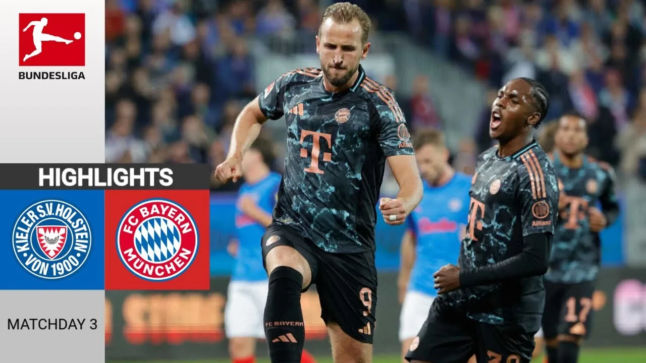 Holstein Kiel – Bayern Munich | 1:6 | Résumé | Bundesliga 2024-25