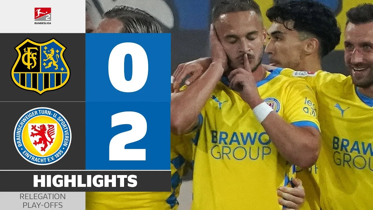 Braunschweig Masted 1er jambe! | Saarbrücken – Eintracht Braunschweig | Faits saillants | Play-offs